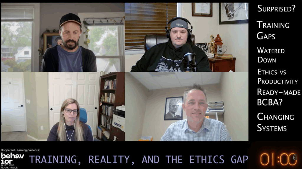 Behavior Business Roundtable #2: Training, Reality, & the Ethics Gap